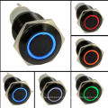 12V Push Button Switch, 19mm Momentary Switch for Car